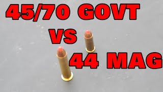 4570GOVT vs 44MAG LEVERevolution PENETRATION [upl. by Edna217]