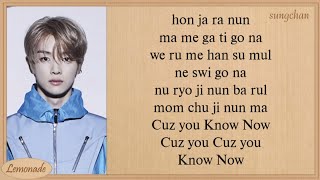 NCT U  Know Now Easy Lyrics [upl. by Aihsekal]