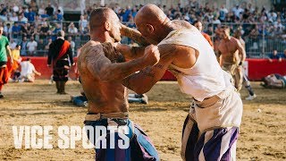 RIVALS Bareknuckle Boxing Meets MMA in Calcio Storico  VICE World of Sports [upl. by Novej]