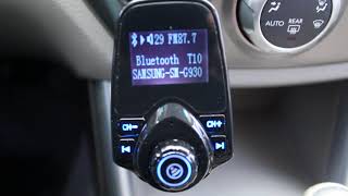 Vehicle Bluetooth to FM Transmitter setup tutorial [upl. by Rehpotsrhc]