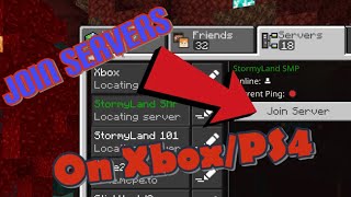 How to Join Minecraft Bedrock Servers on Xbox and PS4 [upl. by Rebba]