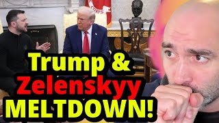 BREAKING Trump amp Zelenskyy Have SHOUTING MATCH At Presser [upl. by Strepphon]