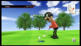 Wii Sports Golf 9Hole Game 4 Players [upl. by Primrosa]