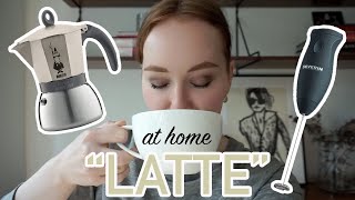 HOW TO MAKE A quotLATTEquot AT HOME moka pot  frother [upl. by Devin]