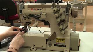 How To Use A Commercial Coverstitch Machine To Sew Hems [upl. by Saihtam637]