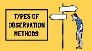 TYPES OF OBSERVATION METHODS IN PSYCHOLOGY [upl. by Dunseath]