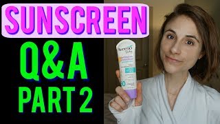 Sunscreen safety QampA oxybenzone retinyl palmitate DHA kids [upl. by Ainecey]