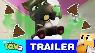 Toilet Monster 💩 My Talking Tom 2 NEW Cartoon Trailer [upl. by Duquette]