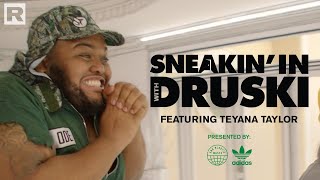 Druski pulls up to Teyana Taylors home to school her on sustainability  Sneakin In With Druski [upl. by Keung]