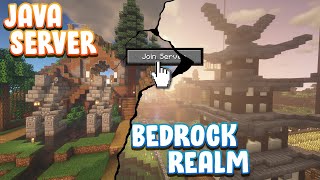 How to join my Minecraft Java Server and my Bedrock Realm [upl. by Nivram605]