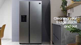 6 Tips on How To Clean Your Samsung Fridge Freezer  Samsung UK [upl. by Julietta441]