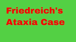 Friedreichs Ataxia  Ataxia Disease [upl. by Romo]