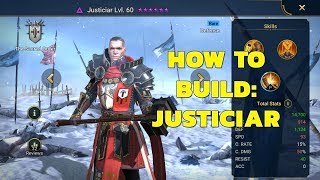 Raid How to Build  Justiciar [upl. by Huskey]